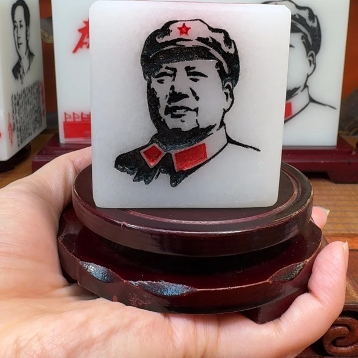 石材6✖️6✖️6四面像带底座