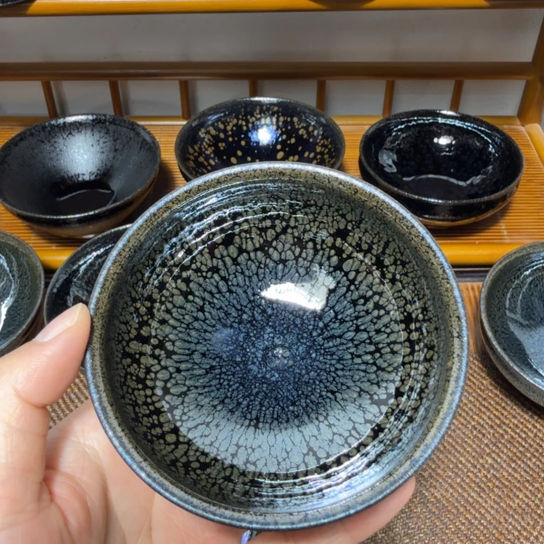 茶盏五*建盏手工制作主人杯茶杯