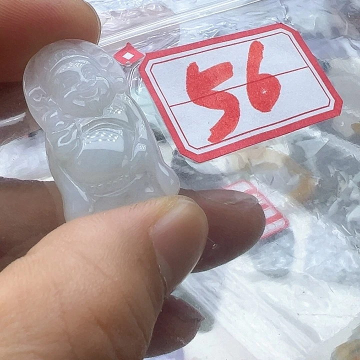 翡翠颈饰未镶嵌天然缅甸翡翠吊坠