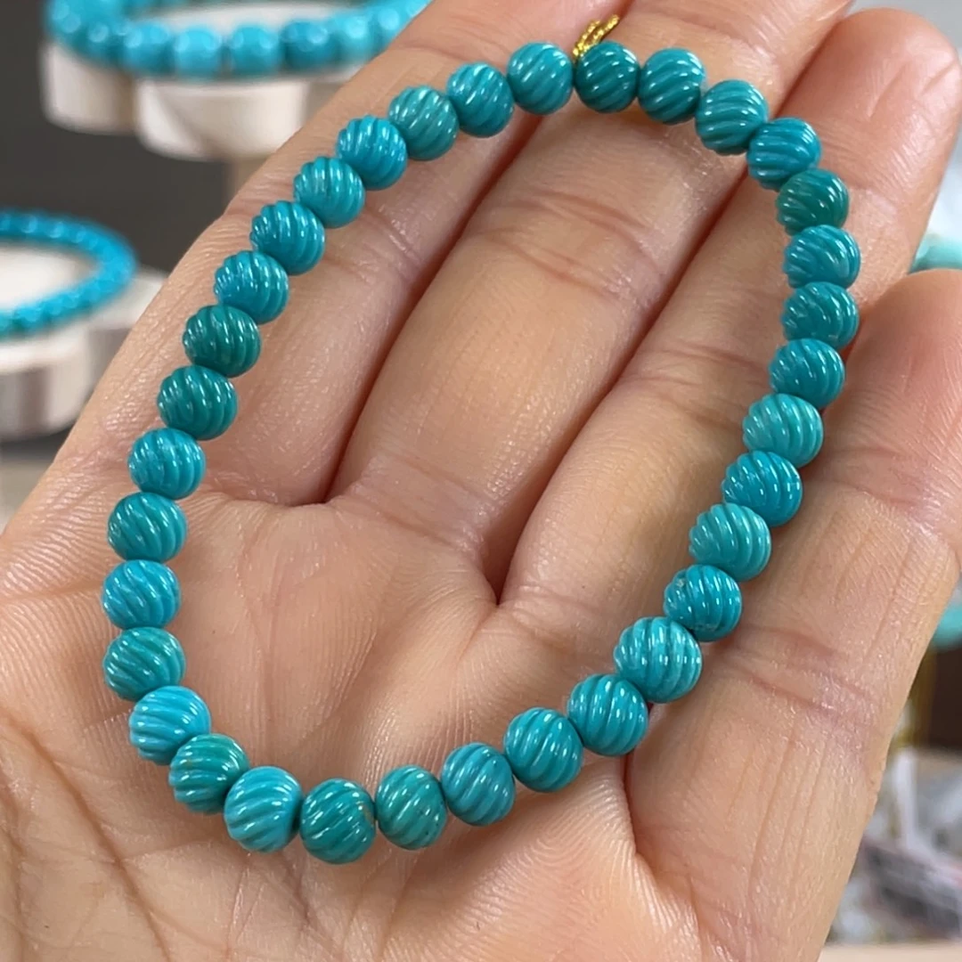 绿松石未镶嵌套链全玉化