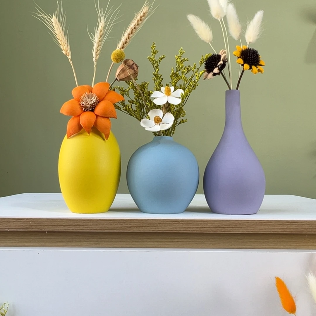 摆件花瓶带花高度20-30厘米左右