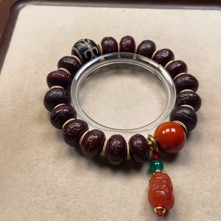 菩提把件凤眼菩提子