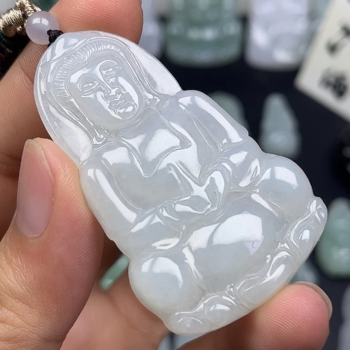 翡翠未镶嵌颈饰缅甸天然翡翠