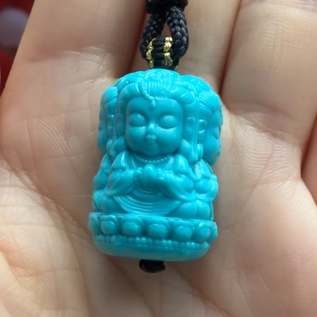 绿松石未镶嵌颈饰