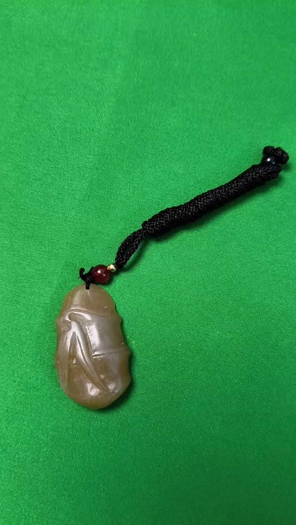 和田玉竹节佩吊坠