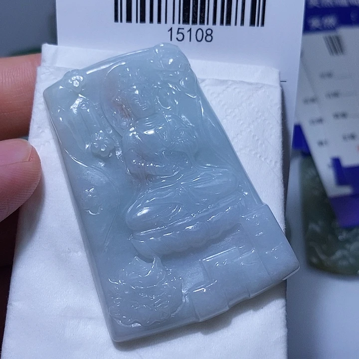 翡翠未镶嵌颈饰天光墟翡翠市场现金代购