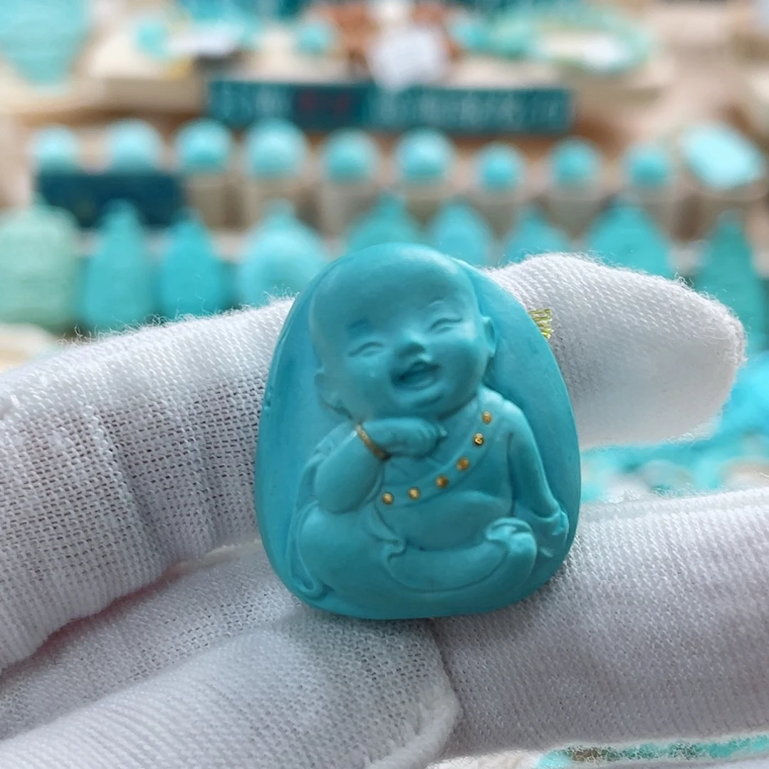 未镶嵌绿松石珠宝奇石