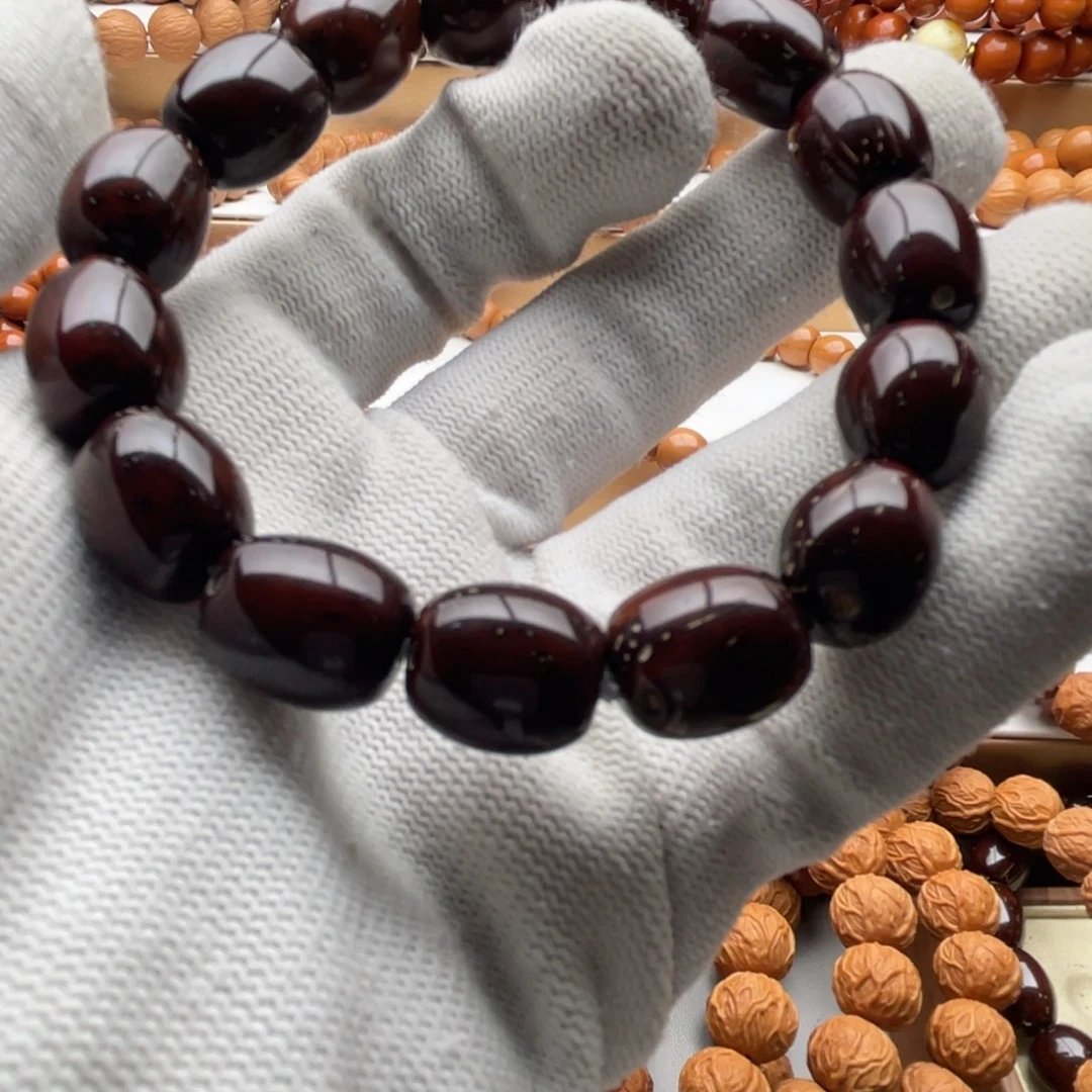 猴头核桃手串紫金属