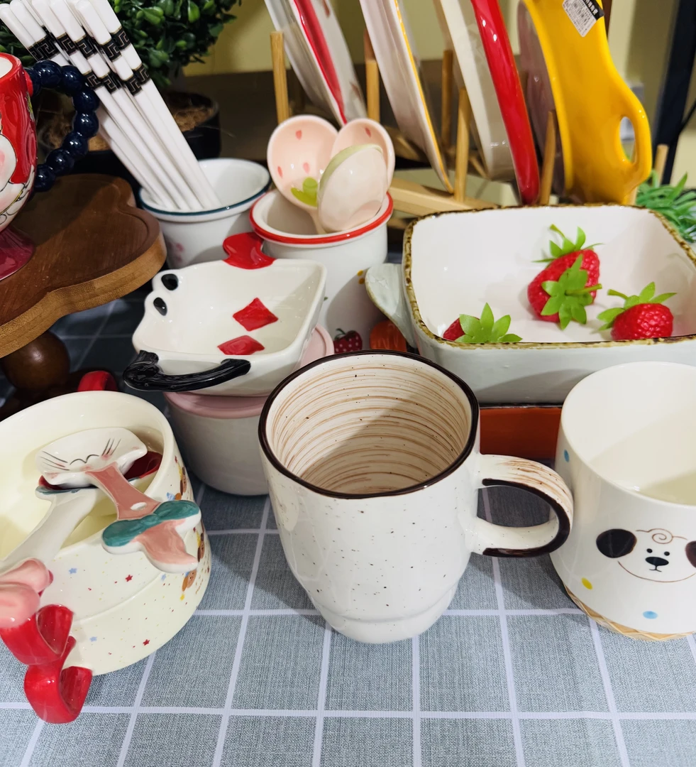 外贸尾家用餐具杯子马克杯咖啡杯（微瑕  慎拍）A451--500