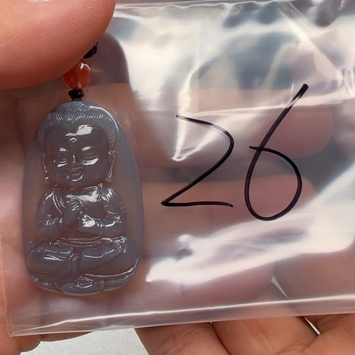 玛瑙/玉髓未镶嵌吊坠26