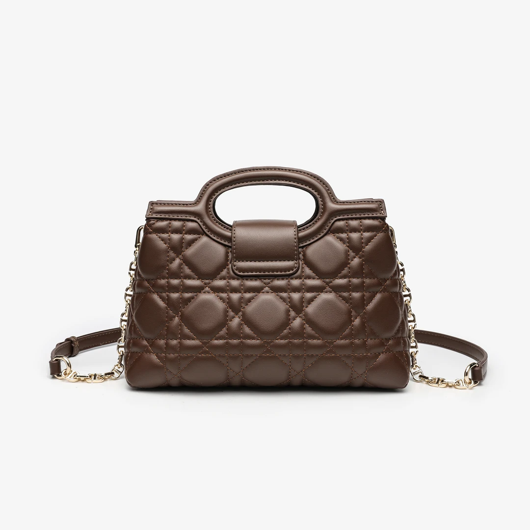 卡尔 蔻斯时尚轻奢链条手提包CK251006K棕色