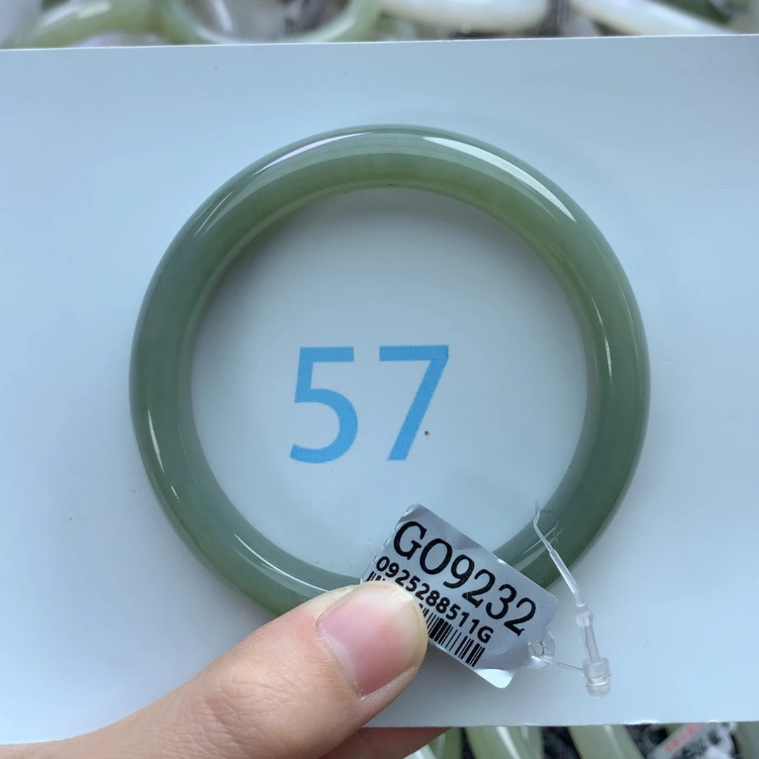 和田玉手镯18K金镶嵌