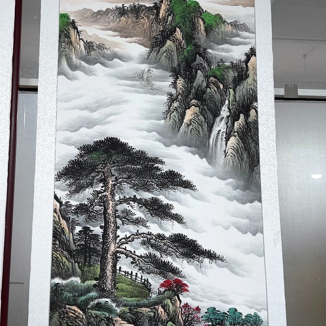 蒋***心国画手绘保证质量保证