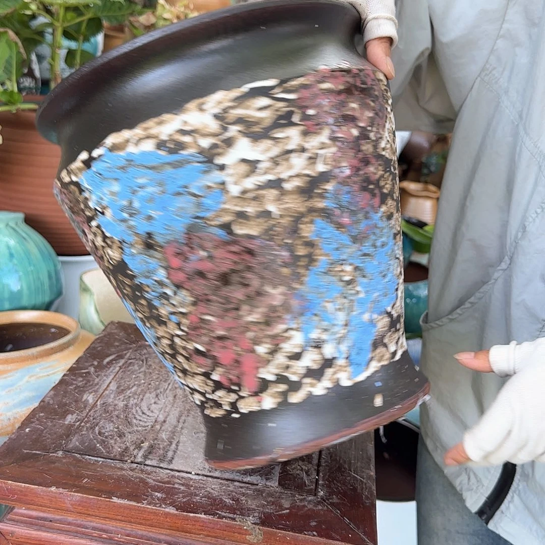 紫砂花盆王嫂花盆0613-1500高29口25