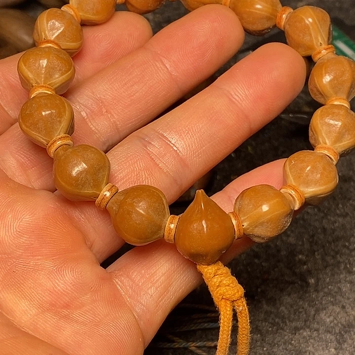 橄榄核手串1.2正圆46号