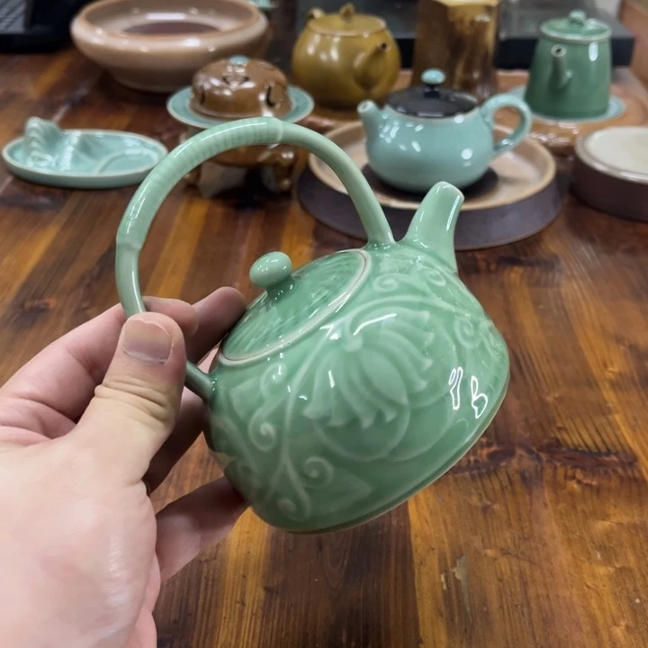 龙泉青瓷茶器微瑕8968