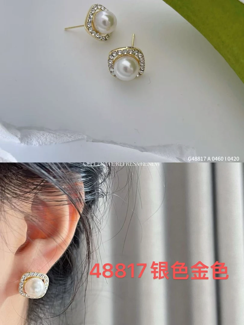 钛钢仿珍珠耳饰 【帮帮团】48817珍珠耳钉TY