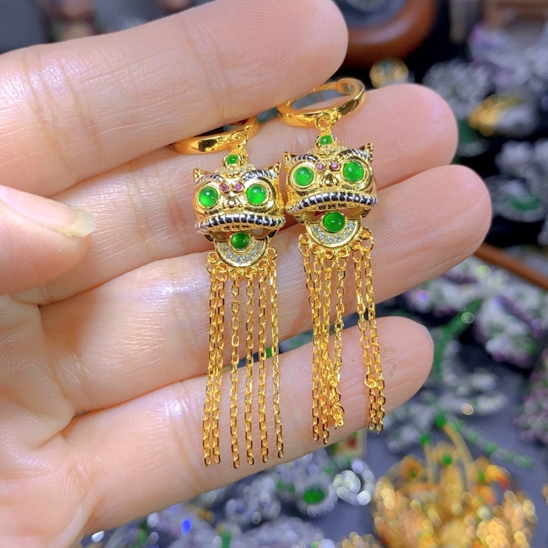 翡翠颈饰银S925镶嵌?****逸天然翡翠