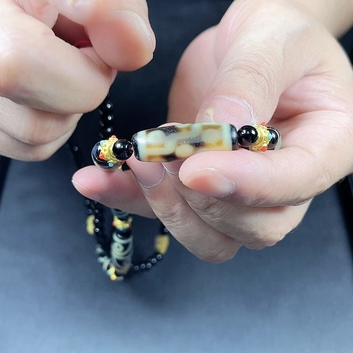 玛瑙/玉髓1-9全家福项链未镶嵌