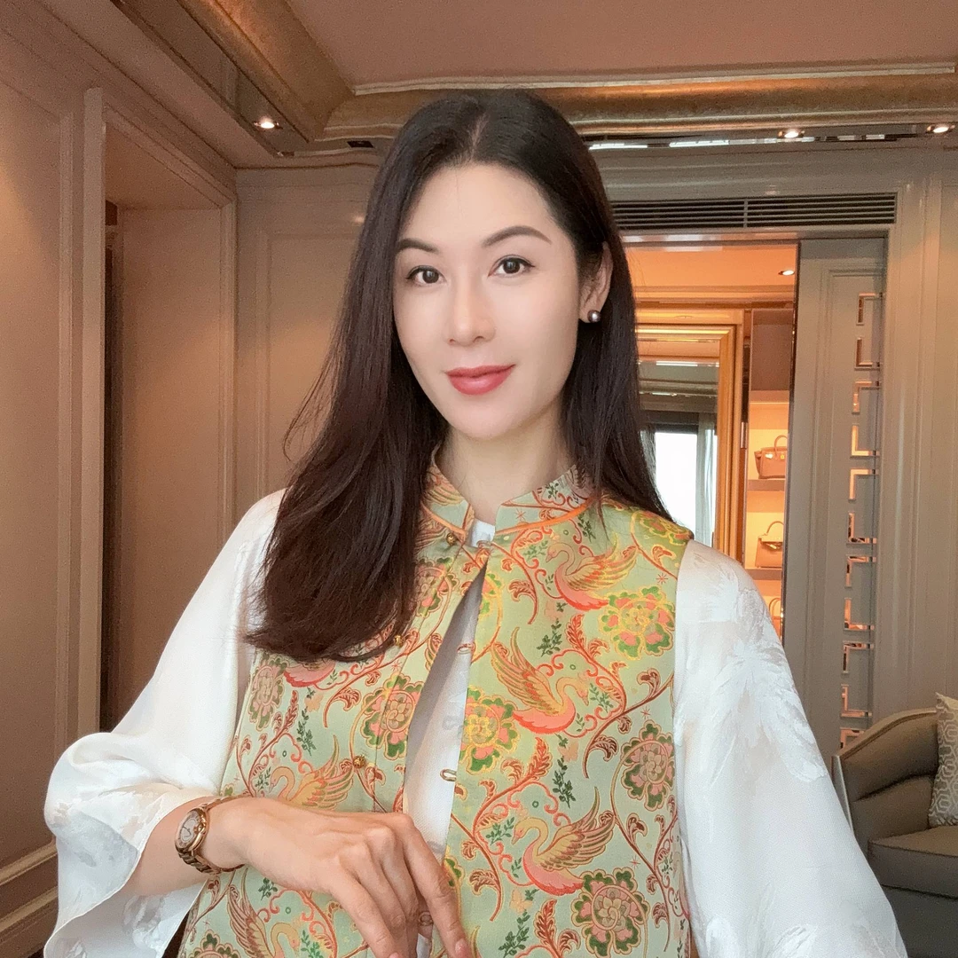 【天鹅湖】钱小萍老师高端织金宋锦马甲CD2168145