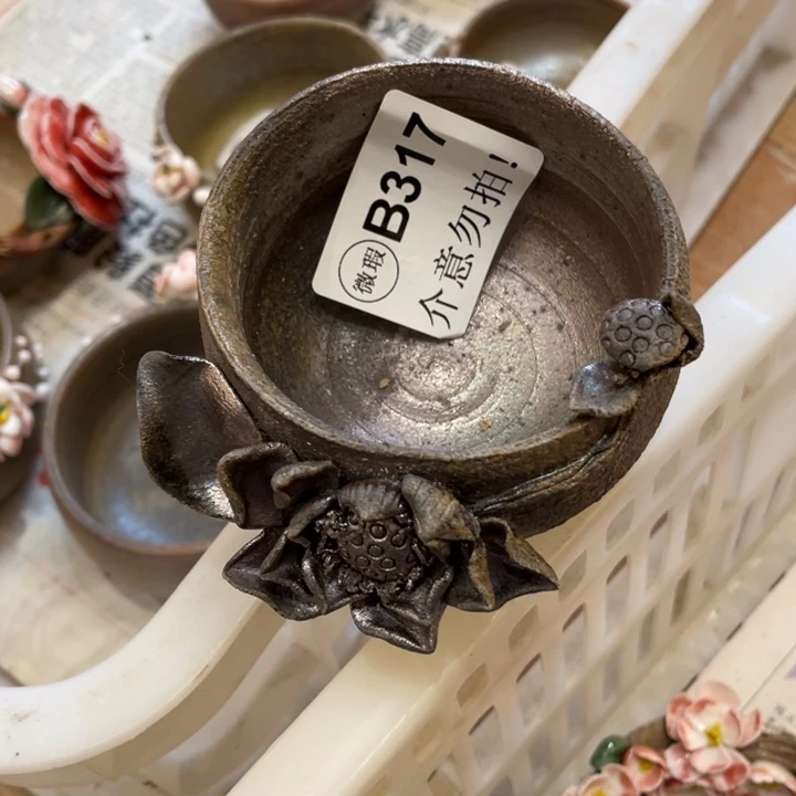 手工制作陶瓷茶具茶杯青蛙