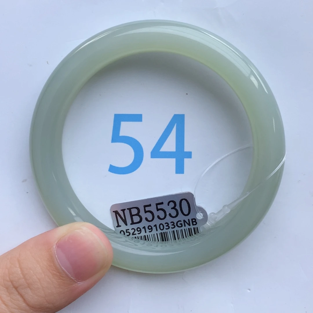 和田玉手镯未镶嵌叶**馨