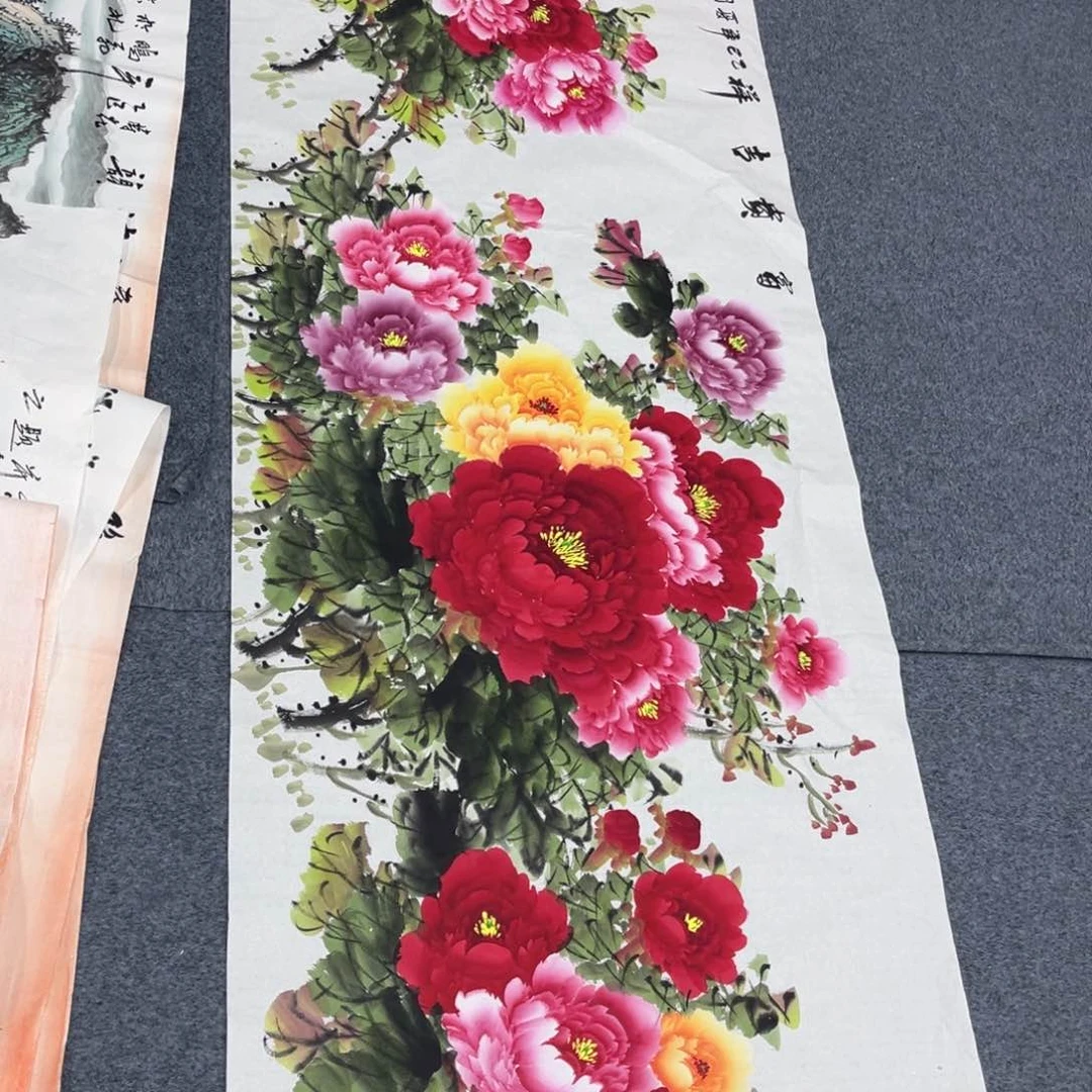 国画宣纸手绘，手工作品