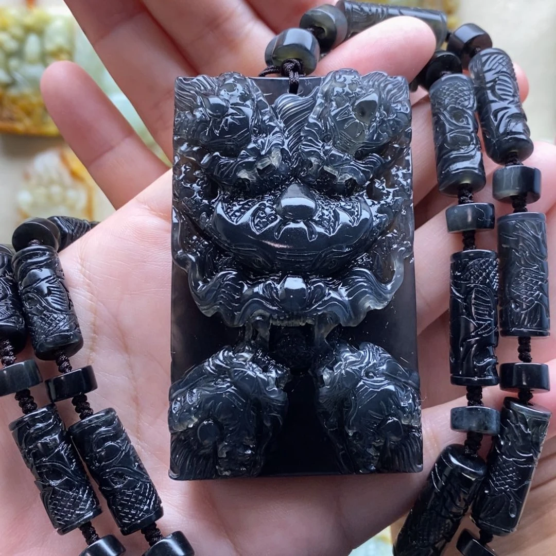 【闪购商品】未镶嵌岫玉颈饰m**x龙