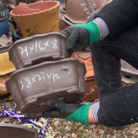 紫砂花盆瑕疵紫砂花盆盆景盆栽