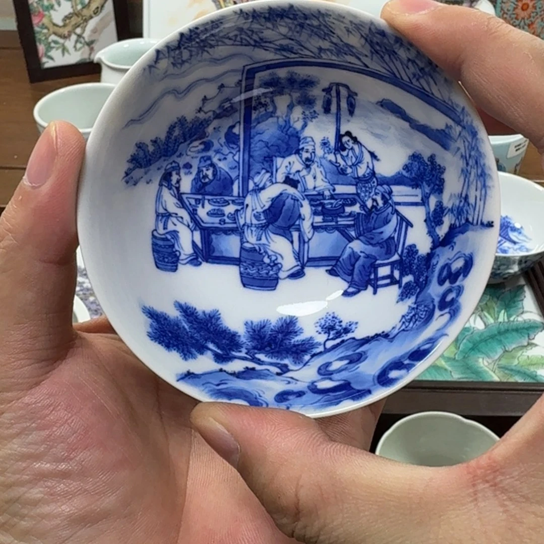 用***6全手工全手绘陶瓷