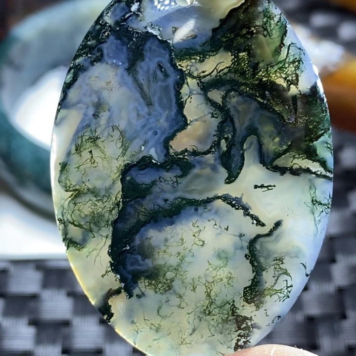 玛瑙/玉髓颈饰足银镀金镶嵌浩**家