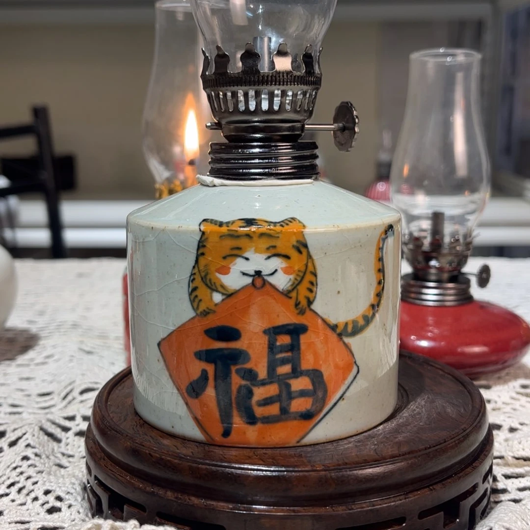 摆件景德镇陶瓷香薰灯