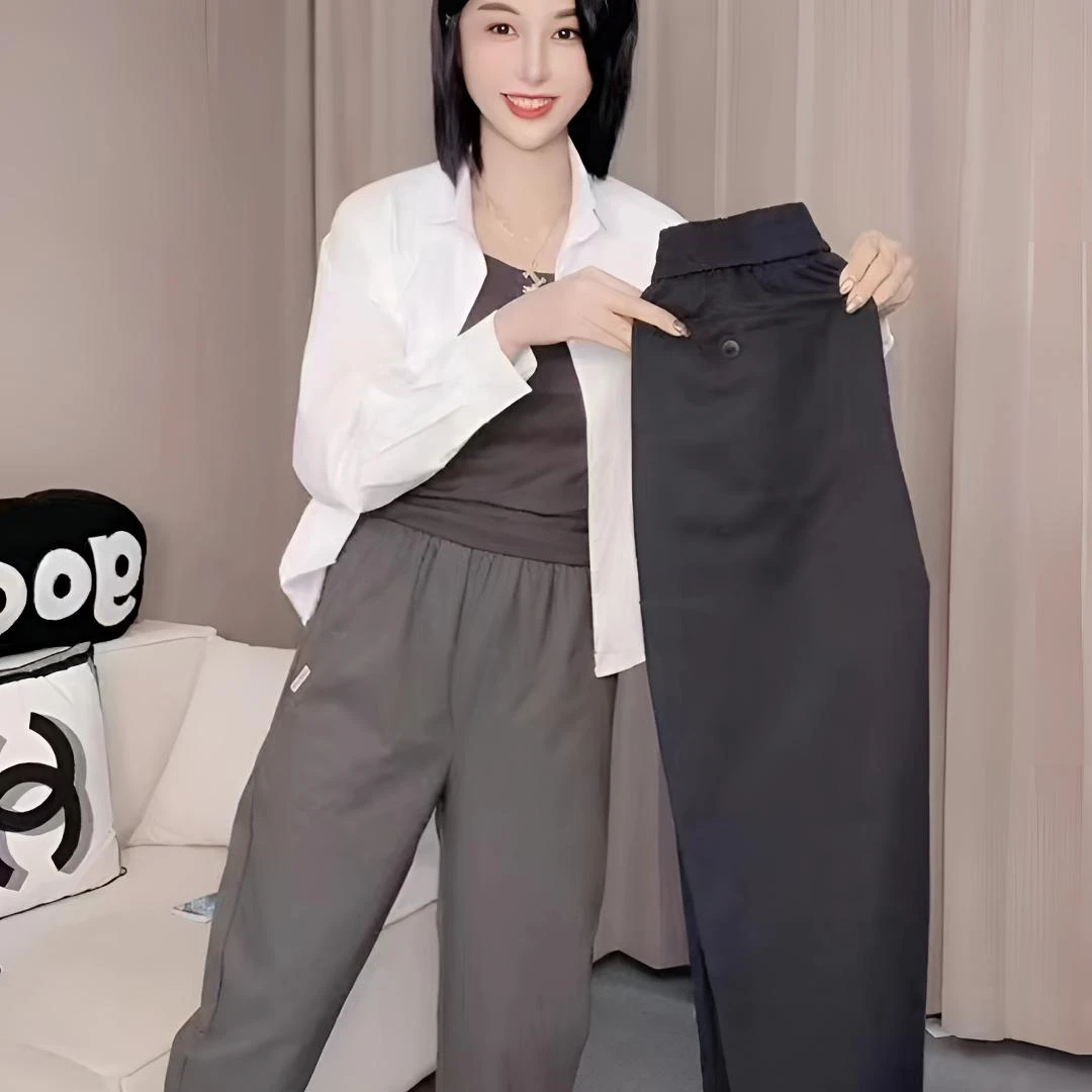 2025秋季新款小脚宽松洋气萝卜裤百搭哈伦裤爆款小个子休闲裤