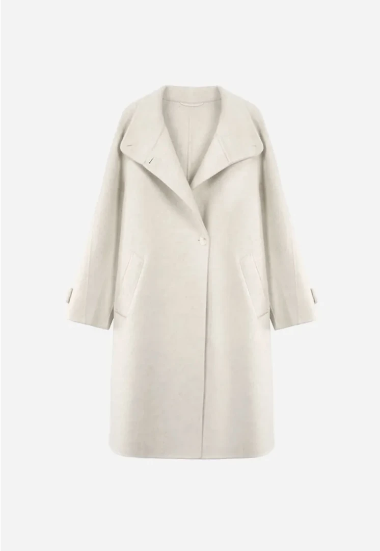 9344时尚长款高级感气质毛呢大衣yz