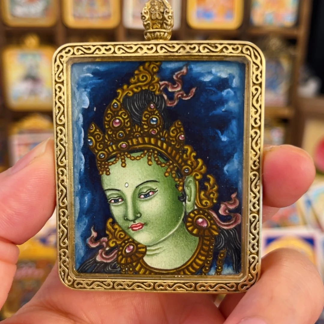 吊坠纽瓦力手绘绿妈妈