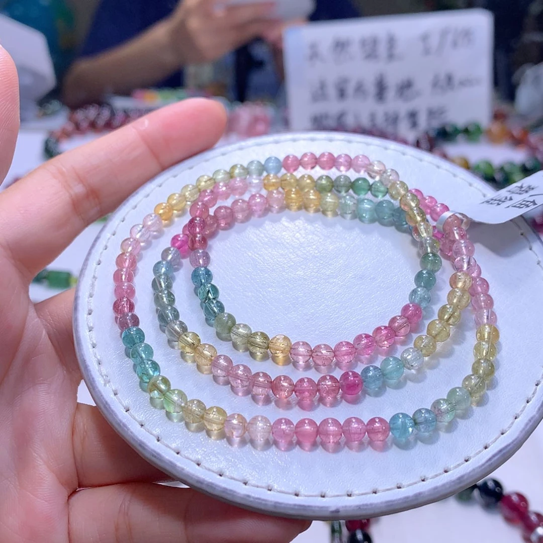 【闪购商品】未镶嵌手串碧玺4.2