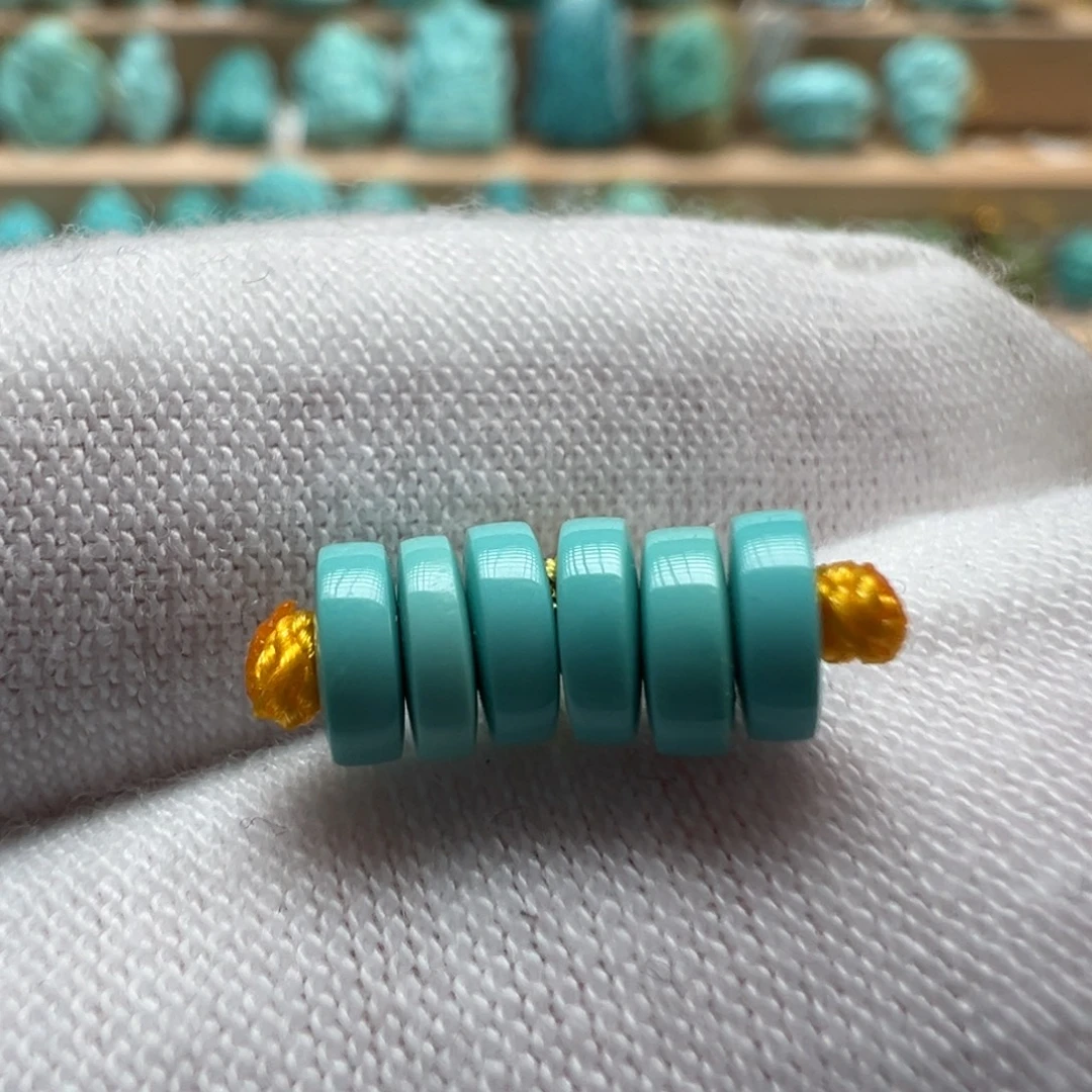 绿松石未镶嵌配饰5*1.7