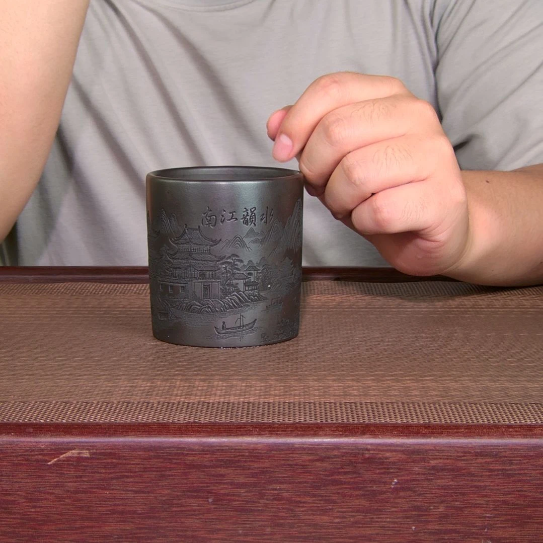 茶杯紫砂高货放漏