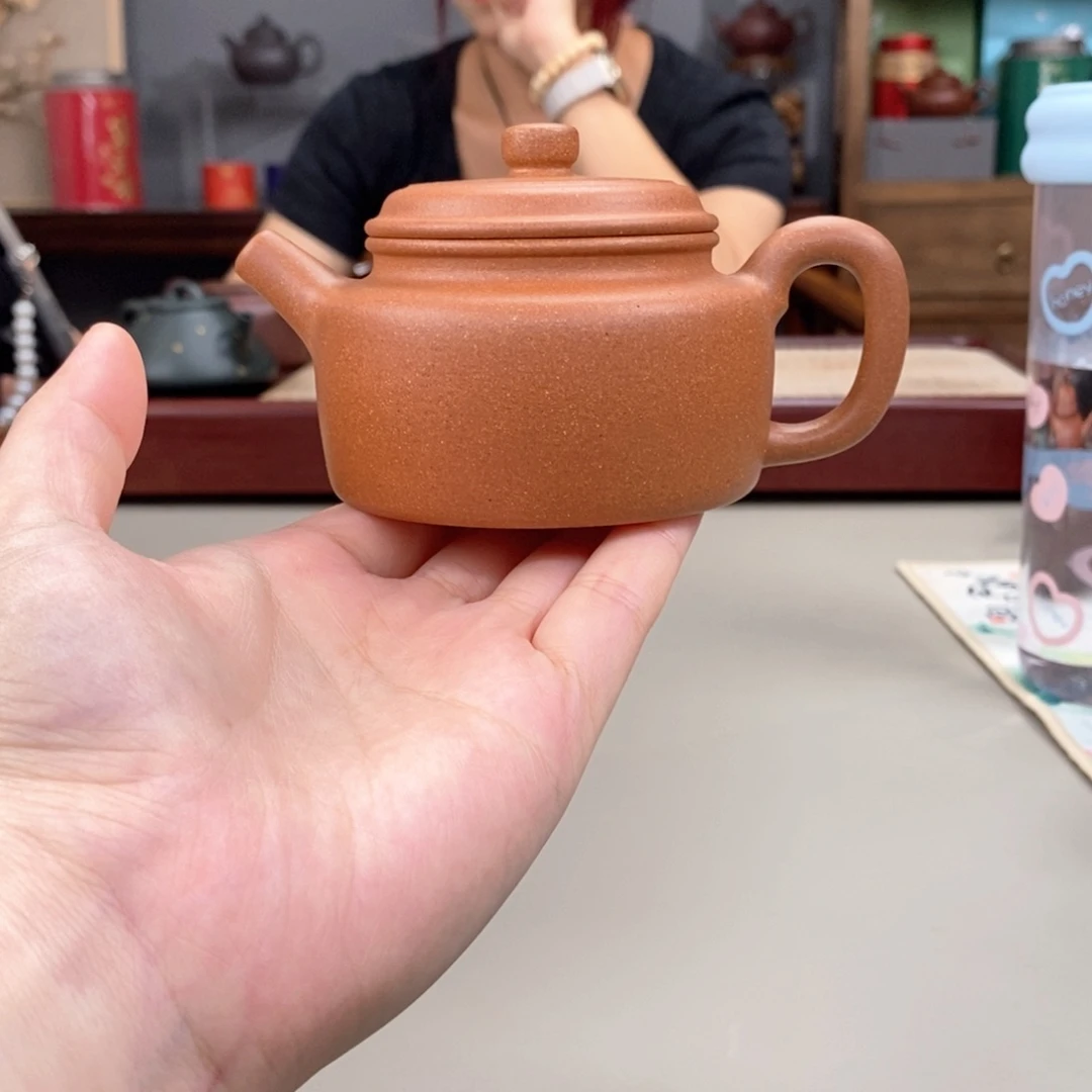 茶壶紫砂黄降坡德钟半手160cc