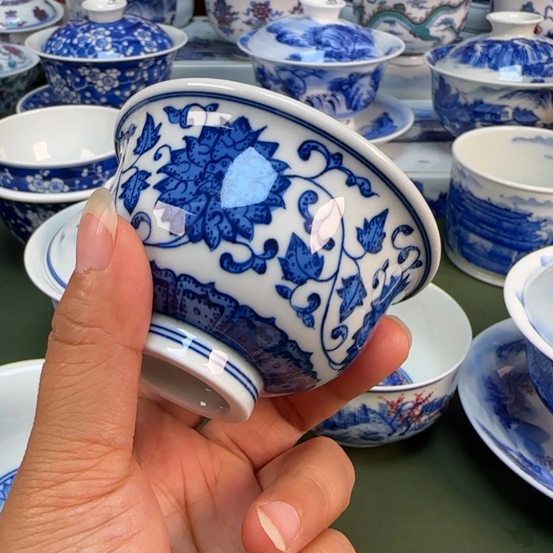 景德镇纯手绘茶具圆圆221