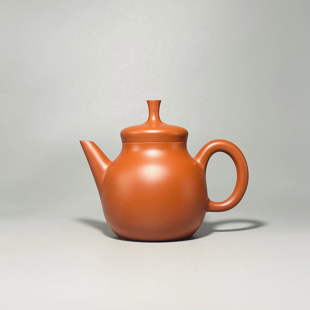 潮州手拉壶全手工手拉胚制作紫砂壶家用小品功夫茶具鸡蛋黄落苏壶