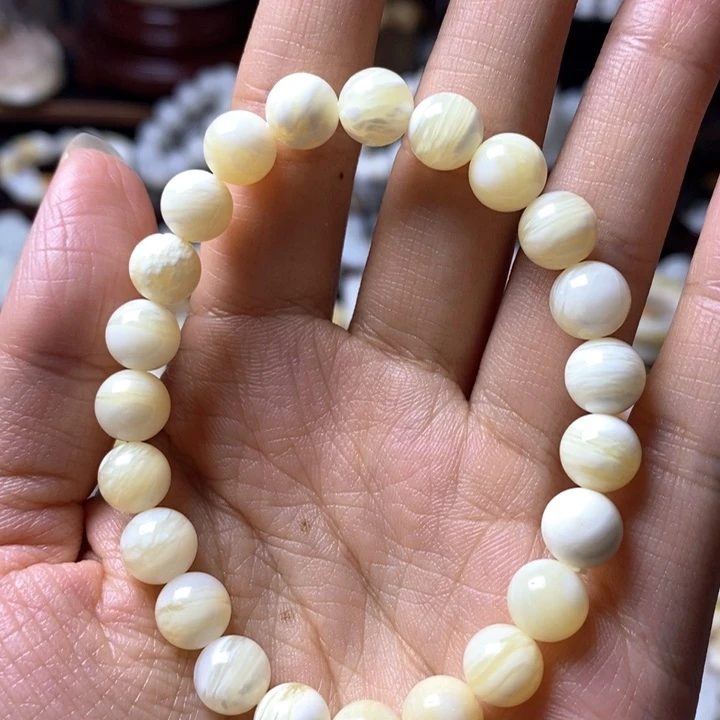 贝壳手串/手链直播间0.8千层雪单圈