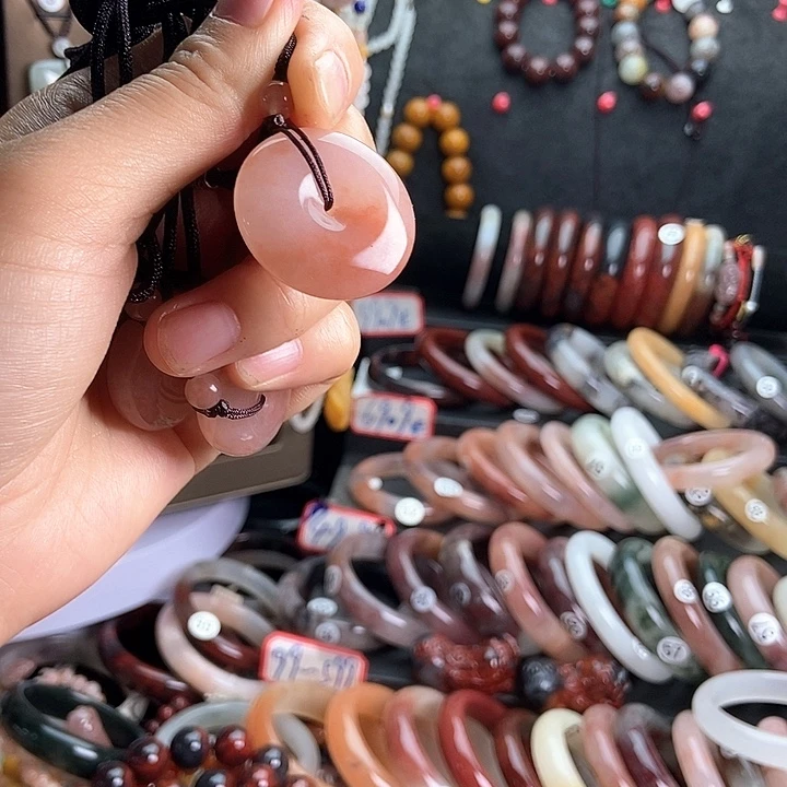 石英质玉银S925镶嵌颈饰