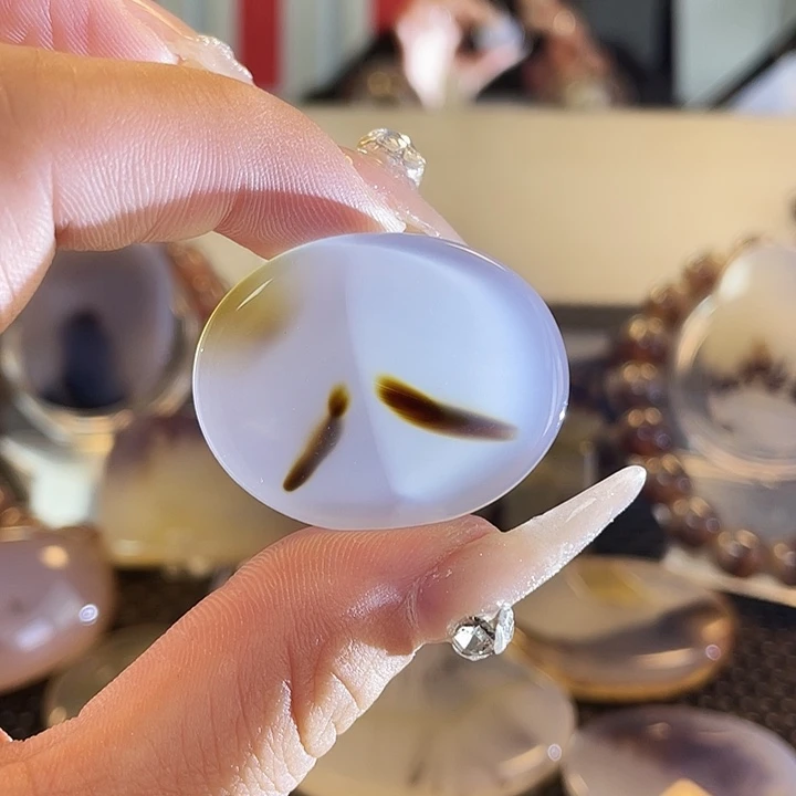 今***瘦玛瑙/玉髓未镶嵌颈饰