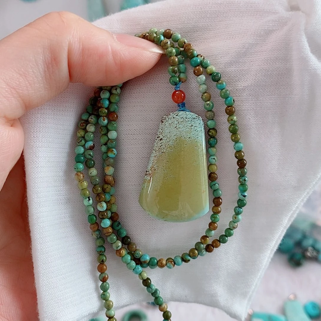 未镶嵌绿松石珠宝奇石