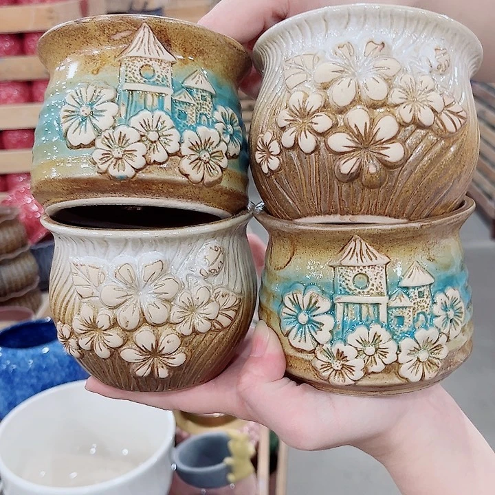 有孔.凑单10元陶瓷花盆发货！