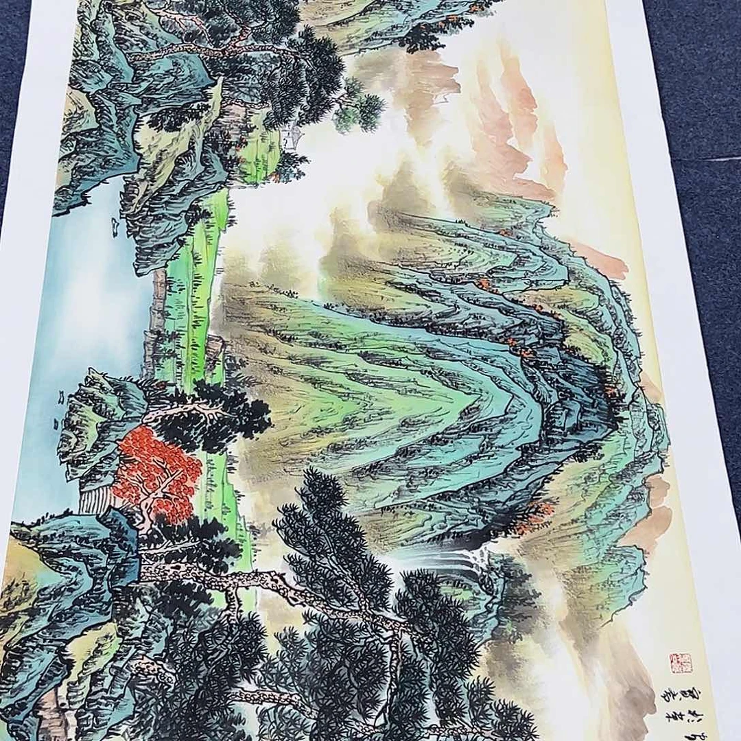 国画事事顺心如意万事