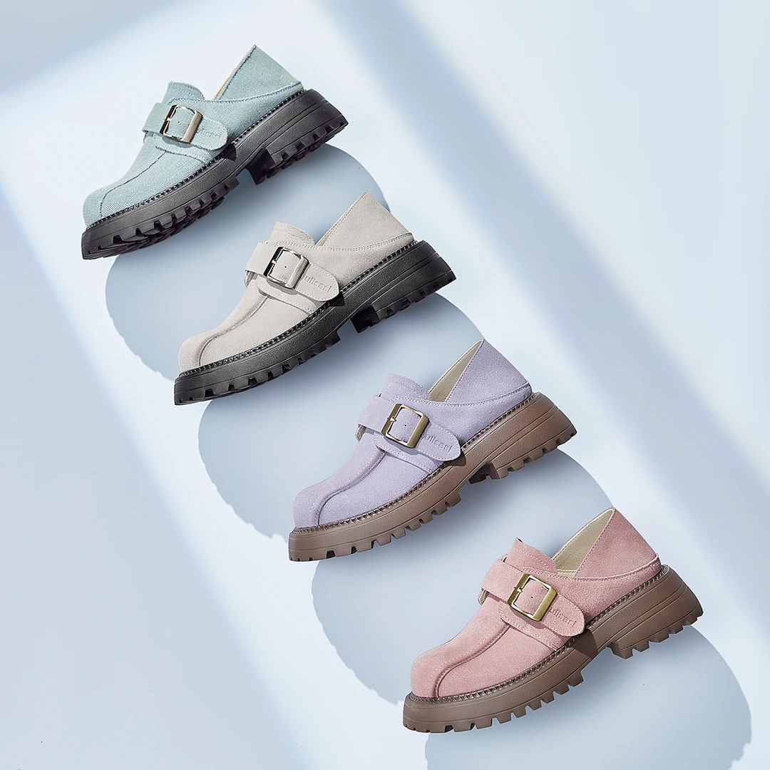 | 惊喜-378 | 真皮反绒5CM 女单鞋舒适防滑轻便女单鞋OL378