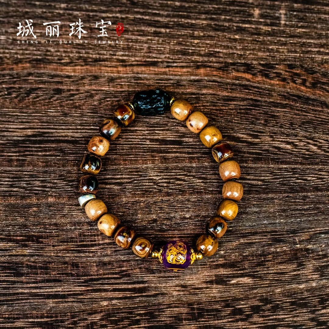 非金属木质手链 定海神针海柳黑才才手串/条ZJW-260-1
