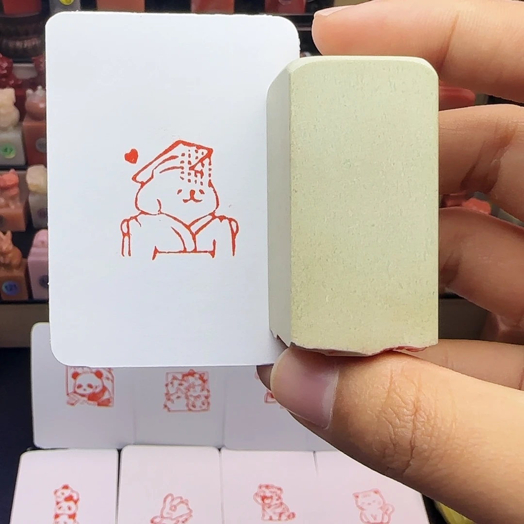 寿山石印石2.5皇帝小狗 手工篆刻